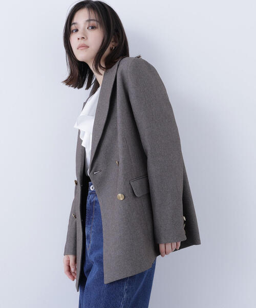 NBB ダブルブレストボクシージャケット ダブルブレストボクシージャケット | NATURAL BEAUTY BASIC