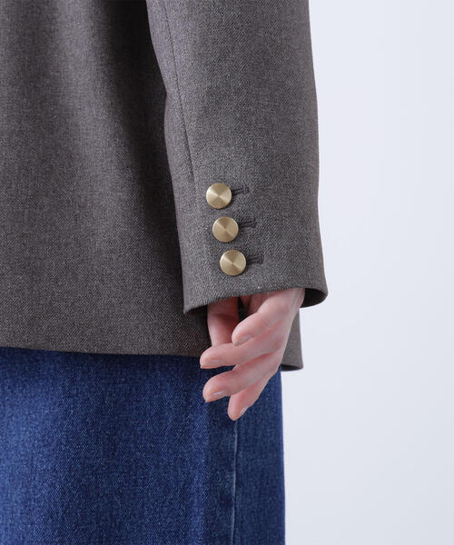 NBB ダブルブレストボクシージャケット NATURAL BEAUTY BASIC｜ダブルブレストボクシージャケット