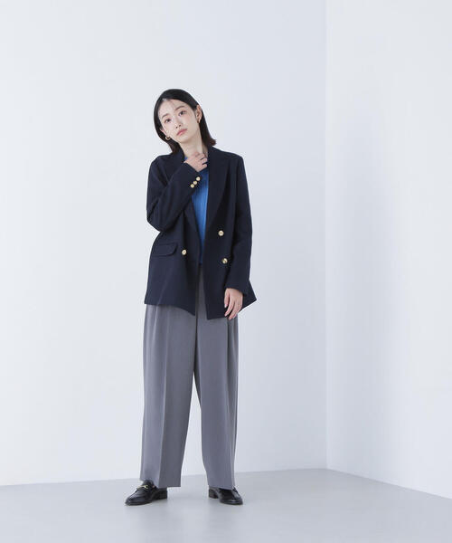 セール】◇ダブルブレストボクシージャケット（テーラードジャケット