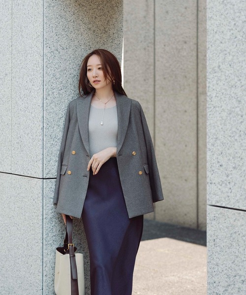NBB ダブルブレストボクシージャケット ダブルブレストボクシージャケット | NATURAL BEAUTY BASIC