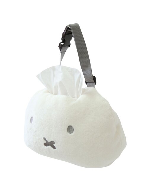 Miffy( ミッフィー)の「ミッフィー ヘッドレストティッシュケース(インテリア雑貨・レディース・グレー/ホワイト・0)」の8枚目の写真