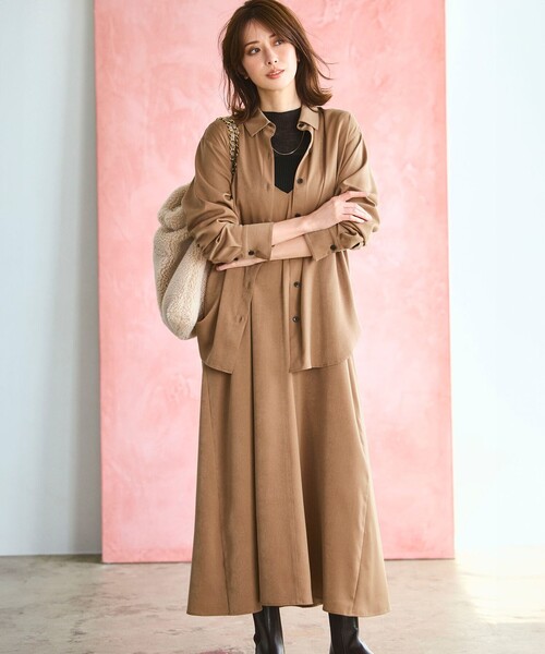 23区（ニジュウサンク）の「【洗える】シアーリブハイネック ニット（ニット/セーター・レディース・アイボリー系/ブラック系/ダークブラウン系・40/38）」の14枚目の写真