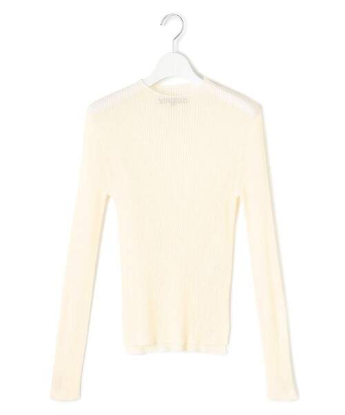 洗える】シアーリブハイネック ニット（ニット/セーター）｜23区