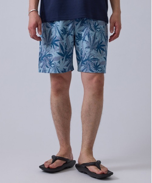  j.n.r.d（ジェー・エヌ・アール・ディー）の「【接触冷感・吸水速乾】【セットアップ対応】j.n.r.d/ウェーブワッフルショートパンツ（その他パンツ・メンズ・ブルー/ブラウン/ネイビー・L/M/LL）」の3枚目の写真