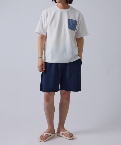  j.n.r.d（ジェー・エヌ・アール・ディー）の「【接触冷感・吸水速乾】【セットアップ対応】j.n.r.d/ウェーブワッフルショートパンツ（その他パンツ・メンズ・ブルー/ブラウン/ネイビー・L/M/LL）」の12枚目の写真