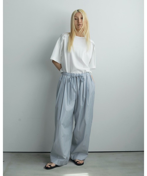 anuke(アンヌーク)の「Stripe Rough Pants(その他パンツ・レディース・ブルー/パープル・36inch/38inch)」の7枚目の写真