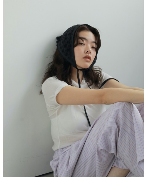 anuke(アンヌーク)の「Stripe Rough Pants(その他パンツ・レディース・ブルー/パープル・36inch/38inch)」の4枚目の写真