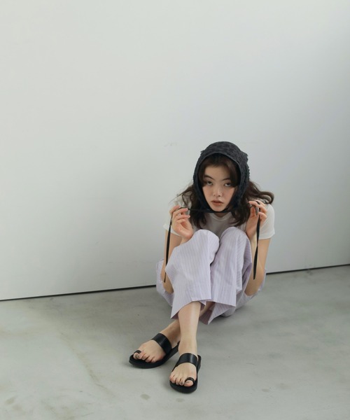 anuke(アンヌーク)の「Stripe Rough Pants(その他パンツ・レディース・ブルー/パープル・36inch/38inch)」の5枚目の写真