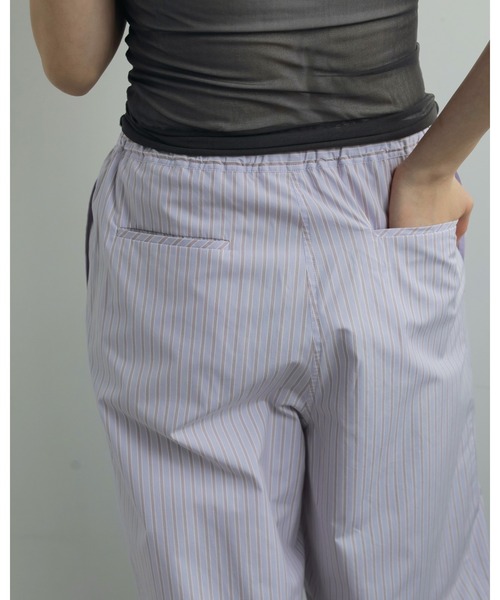 anuke(アンヌーク)の「Stripe Rough Pants(その他パンツ・レディース・ブルー/パープル・36inch/38inch)」の17枚目の写真