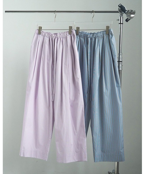 anuke(アンヌーク)の「Stripe Rough Pants(その他パンツ・レディース・ブルー/パープル・36inch/38inch)」の18枚目の写真