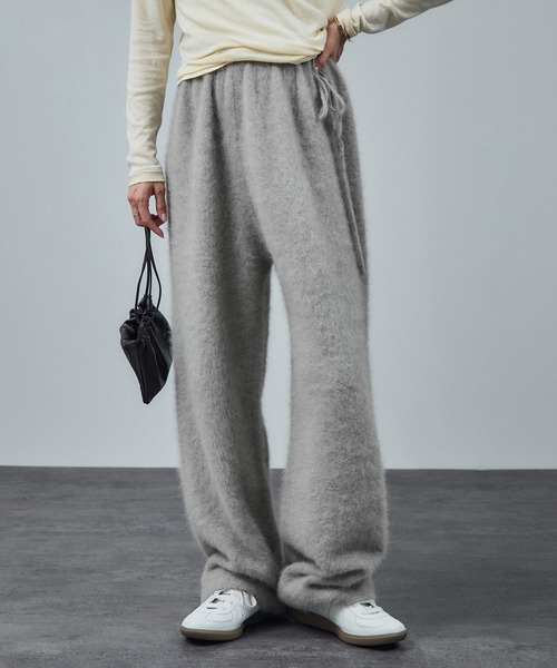 SALON adam et rope'(サロン アダム エ ロペ)の「フォックスカシミヤ混パンツ / セットアップ対応(その他パンツ・レディース・グレー/ベージュ系その他・FREE)」の16枚目の写真