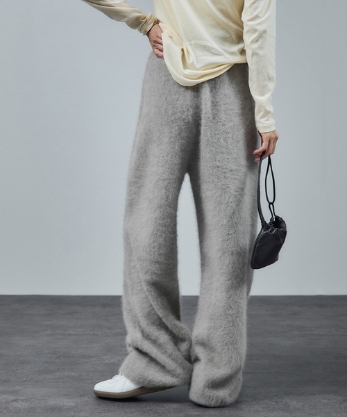 SALON adam et rope'(サロン アダム エ ロペ)の「フォックスカシミヤ混パンツ / セットアップ対応(その他パンツ・レディース・グレー/ベージュ系その他・FREE)」の21枚目の写真