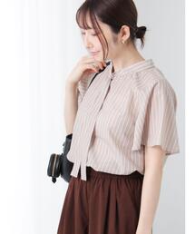 「Te chichi」 半袖ブラウス F ベージュ レディース Te chichi｜テチチのシャツ/ブラウス（半袖）通販 - ZOZOTOWN