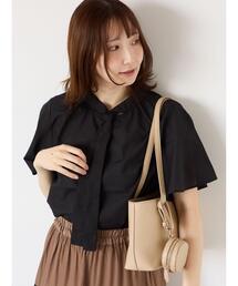 Te chichi TERRASSE | 【ｲｰｼﾞｰｹｱ/接触冷感】無地/柄アソートパール釦ボウタイブラウス(シャツ/ブラウス)