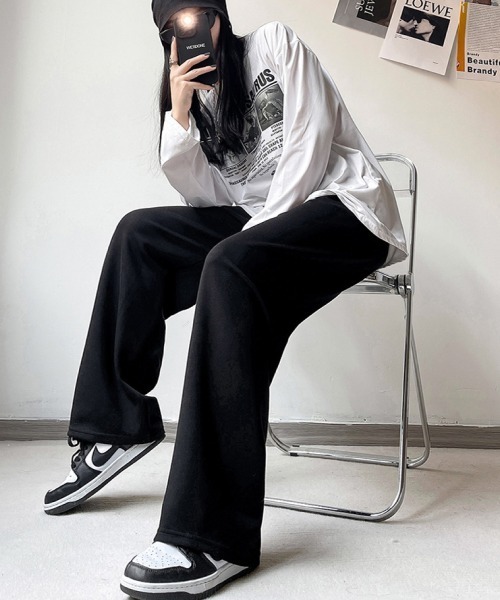 mushwear(マッシュウェア)の「スウェットイージーパンツ(スウェットパンツ・メンズ・ネイビー/ダークグレー/ホワイト/ブラウン/ピンク/ブラック/グレー・SMALL/LARGE/X-LARGE/MEDIUM)」の11枚目の写真