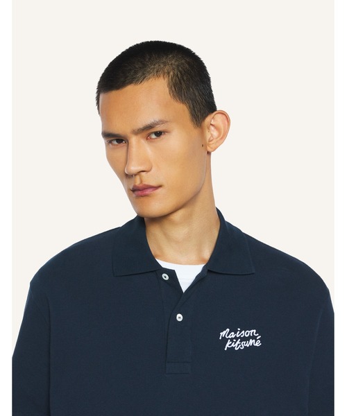 MAISON KITSUNE HANDWRITING COMFORT POLO（ポロシャツ）｜Maison