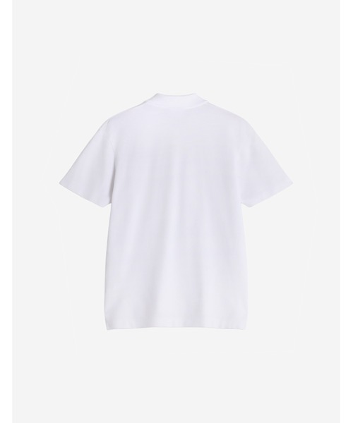 Maison Kitsune（メゾンキツネ）の「MAISON KITSUNE HANDWRITING COMFORT POLO（ポロシャツ・メンズ・ホワイト×ブラック/ブラック×ホワイト・XS/S/M/L/XL）」の5枚目の写真