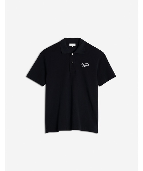 Maison Kitsune（メゾンキツネ）の「MAISON KITSUNE HANDWRITING COMFORT POLO（ポロシャツ・メンズ・ホワイト×ブラック/ブラック×ホワイト・XS/S/M/L/XL）」の6枚目の写真