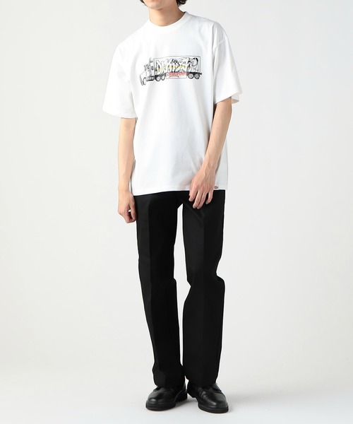 Dickies(ディッキーズ)の「Dickies/ディッキーズ DickiesxESOW 半袖Tシャツ(track)(Tシャツ/カットソー・メンズ・ホワイト/ブラック/ブラウン・X-LARGE/LARGE/MEDIUM)」の18枚目の写真