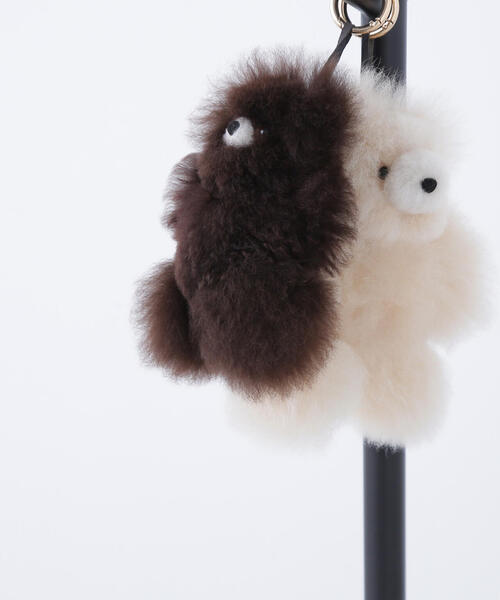 NATURAL BEAUTY BASIC（ナチュラルビューティーベーシック）の「◇COSYベアチャーム（チャーム・レディース・ダークブラウン/ベージュ・ﾌﾘ-）」の7枚目の写真