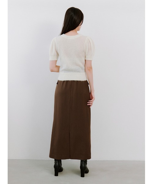 SNIDEL(スナイデル)の「シアーモヘヤパフスリニットプルオーバー(ニット/セーター・レディース・ピンク/アイボリー/ライラック/グレー・F)」の13枚目の写真