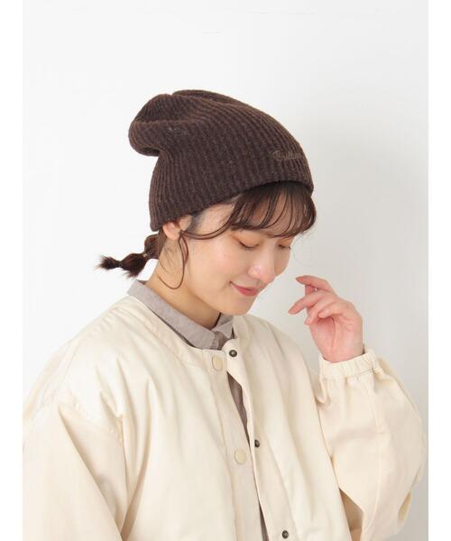 セール】【消臭効果】ロゴ刺繍ニット帽（ハット）｜Samansa Mos2