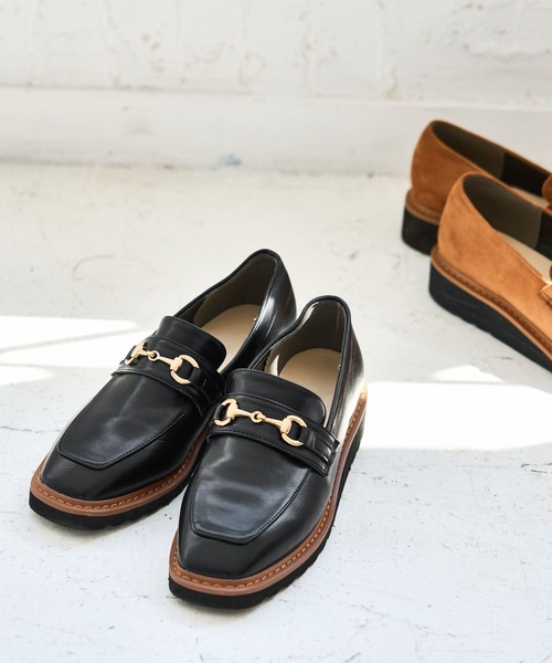 Juze（ジュゼ）の「ビットローファー/軽量（ローファー・レディース・ブラック/ベージュ・M/L）」の14枚目の写真