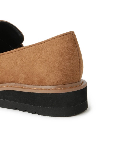 Juze（ジュゼ）の「ビットローファー/軽量（ローファー・レディース・ブラック/ベージュ・M/L）」の9枚目の写真