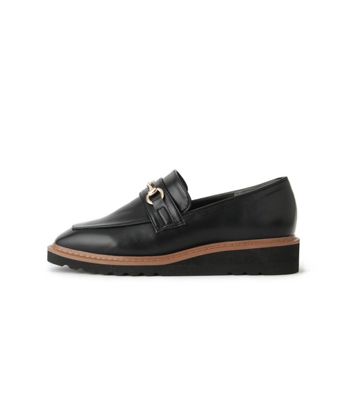 Juze（ジュゼ）の「ビットローファー/軽量（ローファー・レディース・ブラック/ベージュ・M/L）」の5枚目の写真