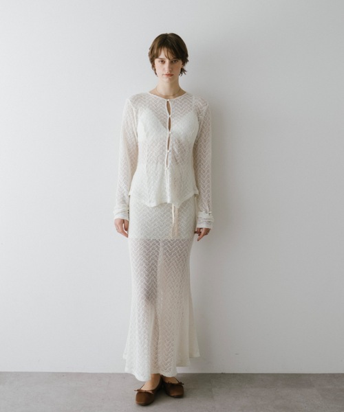 DRWCYS（ドロシーズ）の「レースフレアスカート（スカート・レディース・ブラック/アイボリー・FREE）」の12枚目の写真