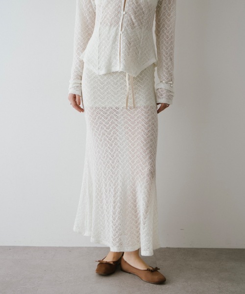 DRWCYS（ドロシーズ）の「レースフレアスカート（スカート・レディース・ブラック/アイボリー・FREE）」の14枚目の写真