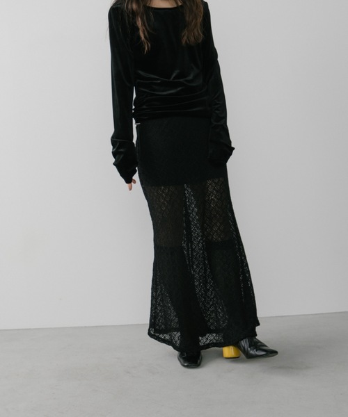 DRWCYS（ドロシーズ）の「レースフレアスカート（スカート・レディース・ブラック/アイボリー・FREE）」の22枚目の写真