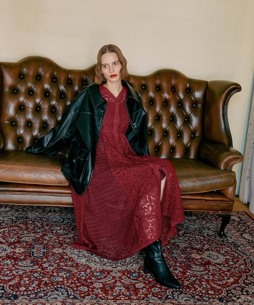 mysty woman（ミスティウーマン）の「アソートジップブルゾン　592567（ブルゾン・レディース・ブラック/キャメル・FREE）」の7枚目の写真