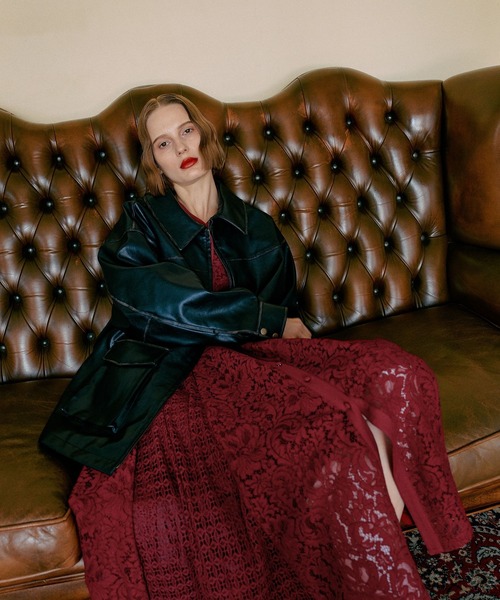 mysty woman（ミスティウーマン）の「アソートジップブルゾン　592567（ブルゾン・レディース・ブラック/キャメル・FREE）」の10枚目の写真