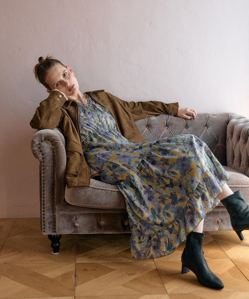 mysty woman（ミスティウーマン）の「アソートジップブルゾン　592567（ブルゾン・レディース・ブラック/キャメル・FREE）」の12枚目の写真