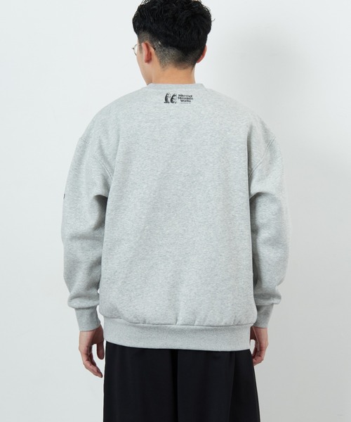 Marmot/マーモット] 別注 ブランド刺繍ロゴ クルーネックスウェット