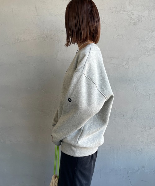 Marmot/マーモット] 別注 ブランド刺繍ロゴ クルーネックスウェット
