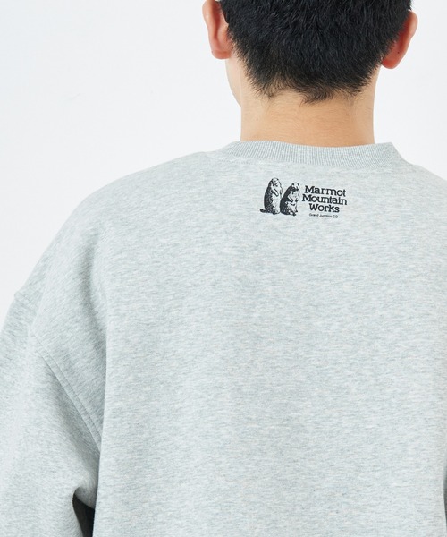 MARMOT（マーモット）の「[Marmot/マーモット] 別注 ブランド刺繍ロゴ クルーネックスウェット（スウェット・レディース・グレー/ブラウン・XL/L/M/S）」の10枚目の写真