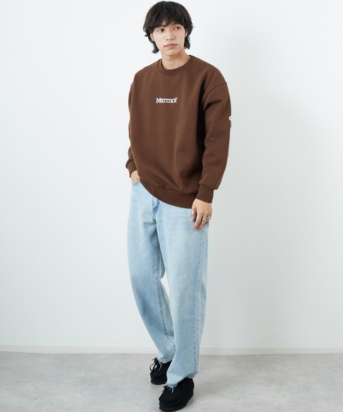 MARMOT（マーモット）の「[Marmot/マーモット] 別注 ブランド刺繍ロゴ クルーネックスウェット（スウェット・レディース・グレー/ブラウン・XL/L/M/S）」の21枚目の写真