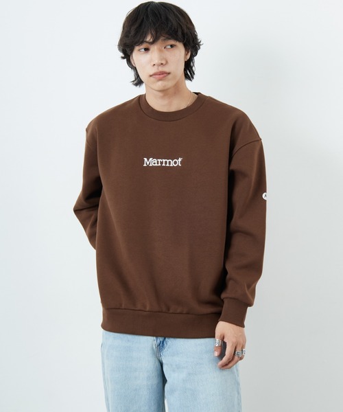 MARMOT（マーモット）の「[Marmot/マーモット] 別注 ブランド刺繍ロゴ クルーネックスウェット（スウェット・レディース・グレー/ブラウン・XL/L/M/S）」の11枚目の写真