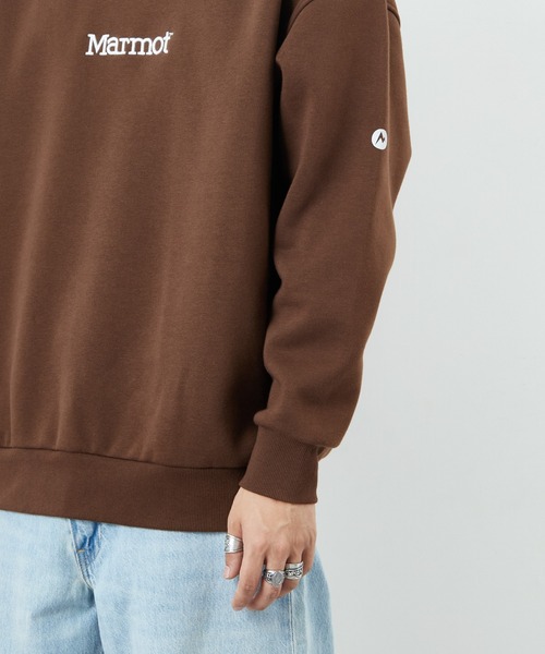 MARMOT（マーモット）の「[Marmot/マーモット] 別注 ブランド刺繍ロゴ クルーネックスウェット（スウェット・レディース・グレー/ブラウン・XL/L/M/S）」の18枚目の写真