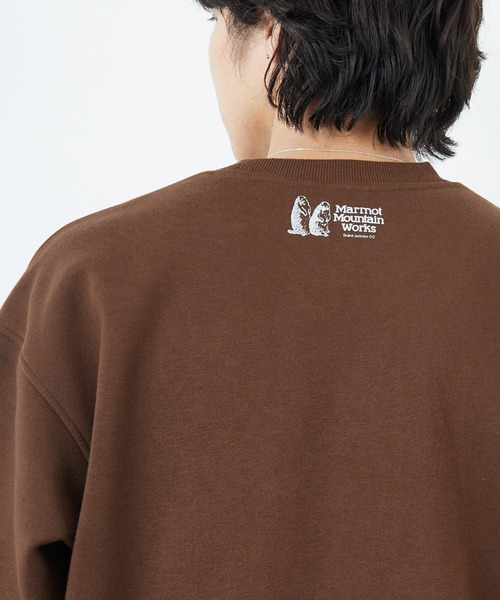 MARMOT（マーモット）の「[Marmot/マーモット] 別注 ブランド刺繍ロゴ クルーネックスウェット（スウェット・レディース・グレー/ブラウン・XL/L/M/S）」の19枚目の写真