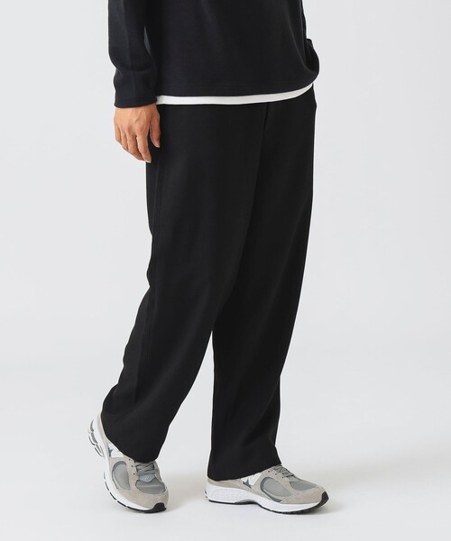 BEAMS HEART（ビームスハート）の「【2色展開】ポリメランジ ツイル ワイドパンツ（その他パンツ・メンズ・ネイビー/ブラック・XL/L/M/S）」の2枚目の写真