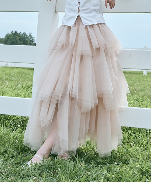 ボリュームチュール2WAYワンピース（スカート）｜EIMY ISTOIRE