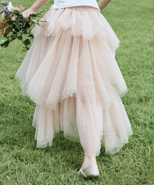 ボリュームチュール2WAYワンピース（スカート）｜EIMY ISTOIRE