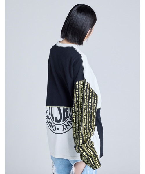 Little sunny bite(リトルサニーバイト)の「『Little Sunny Bite』LSB logo long tee(Tシャツ/カットソー・レディース・ピンク/ホワイト/ブラック・MEDIUM)」の12枚目の写真