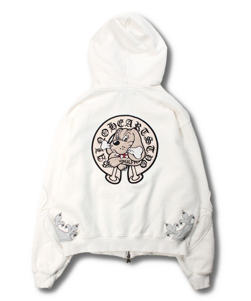 セール】GALFY（ガルフィー）百合の紋紋スウェットジップパーカー