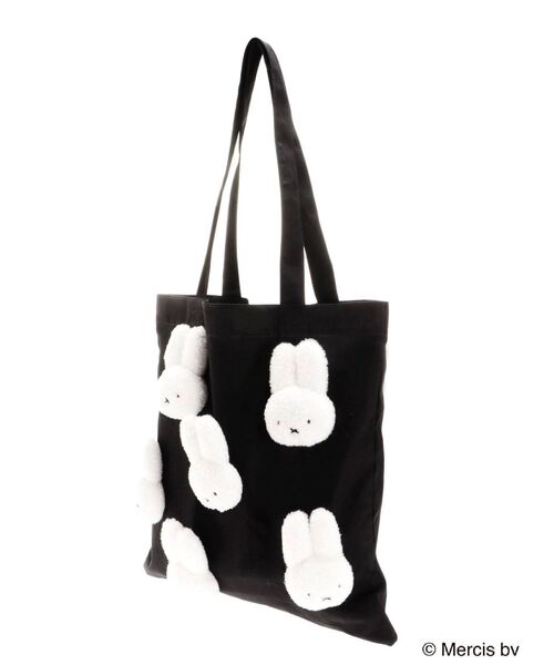 merry jenny(メリージェニー)の「もこもこmiffyトート(トートバッグ・レディース・アイボリー/ブラック・FREE)」の15枚目の写真