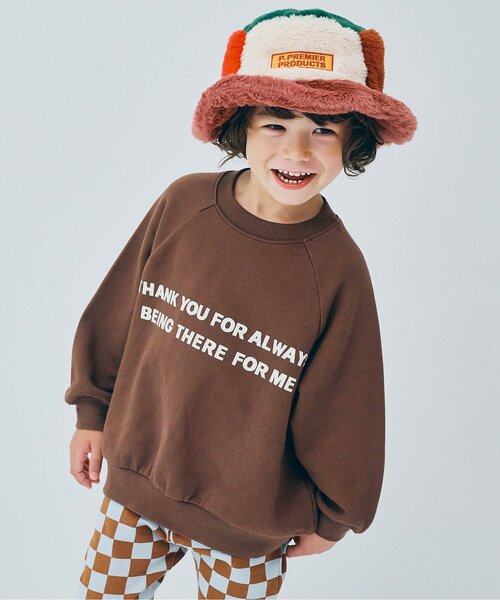 ジュニア対応】家族お揃いでイロチ買いしたいロゴトレーナー