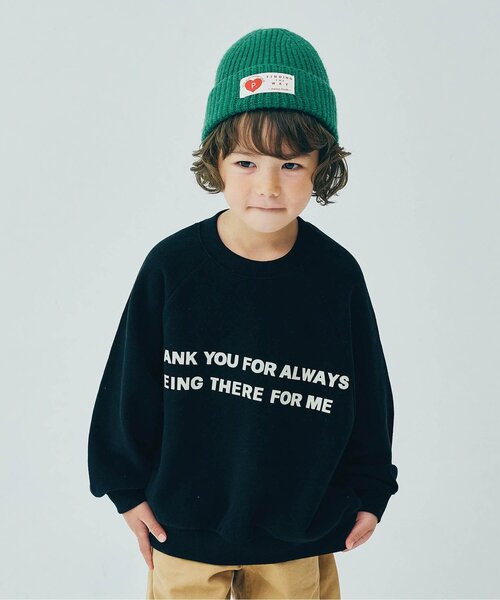 ジュニア対応】家族お揃いでイロチ買いしたいロゴトレーナー